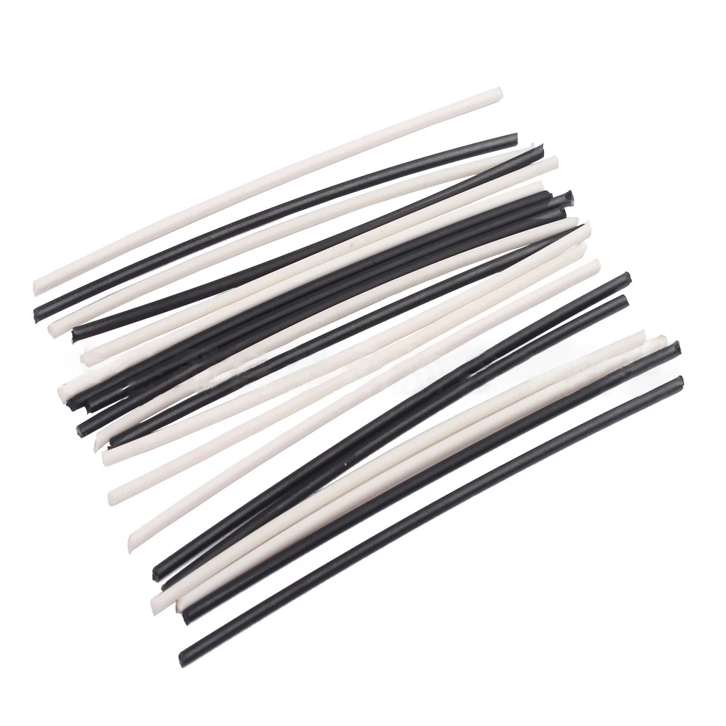 1.5mm 2mm Guitar Neck Fingerboard Side Inlay Dots Markers Black White ABS Fretboard Sticks Plastic Strips Dot