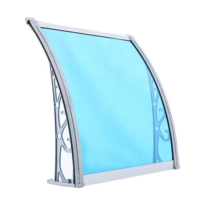 Greenhouse Policarbonato Solid Outdoor Garden Awning Canopy With Backyard Polycarbonate Roof Cover Aluminum Awning