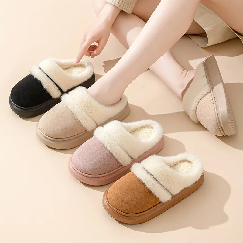 winter women slipper comfortable warm home slipper eva female cotton slipper for 4 colors