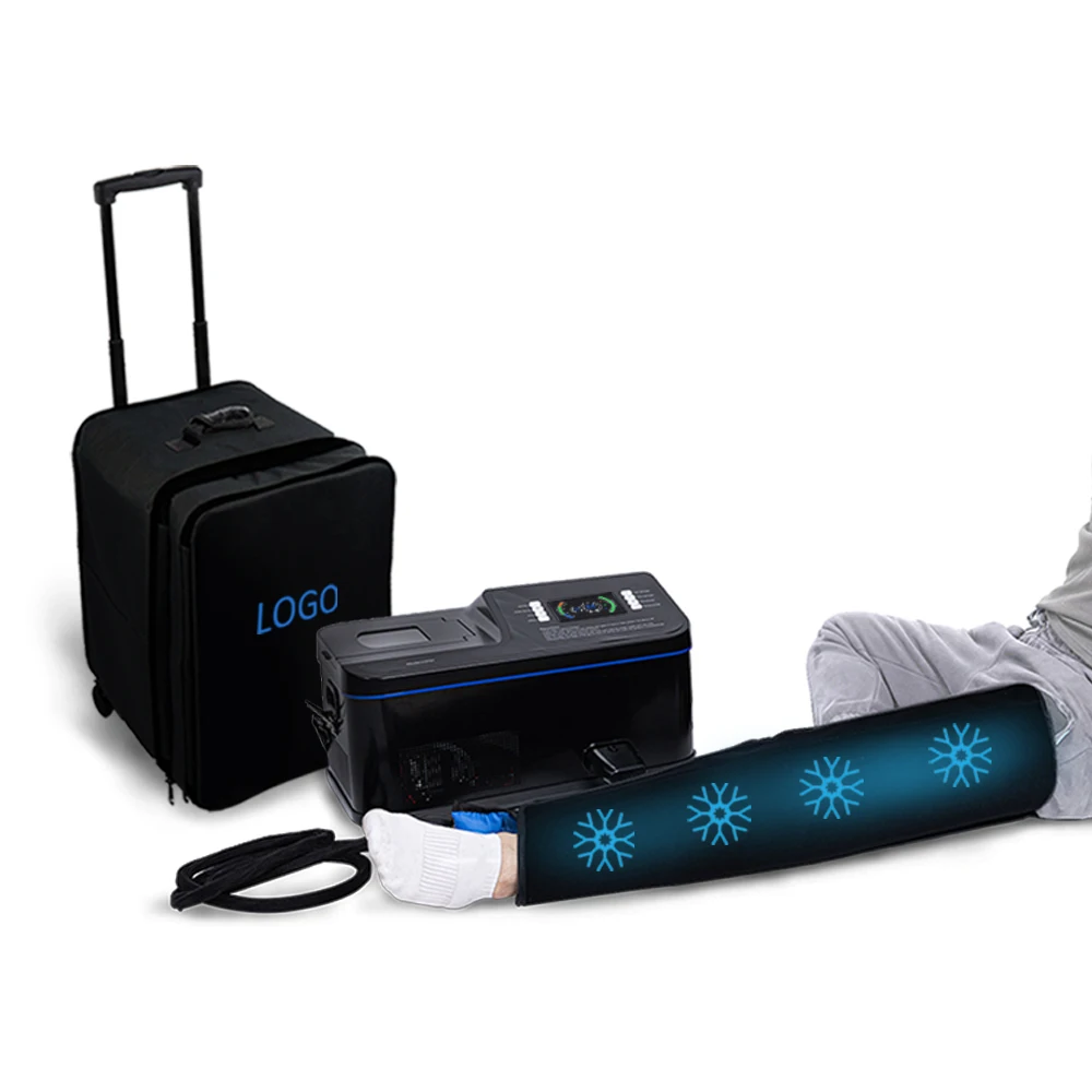 Professional sports recovery water cycling heating and cooling cold therapy leg compression machine for muscle joint pain relief