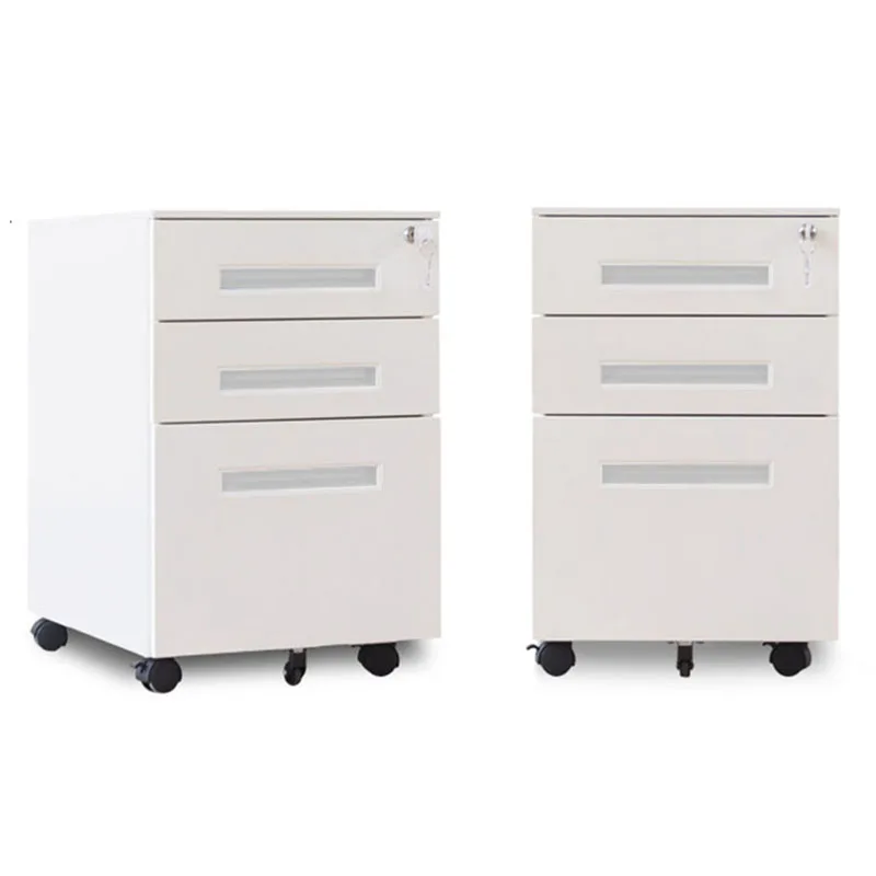 Office Equipment A4 File Cabinet 3 Drawer Mobile Pedestal