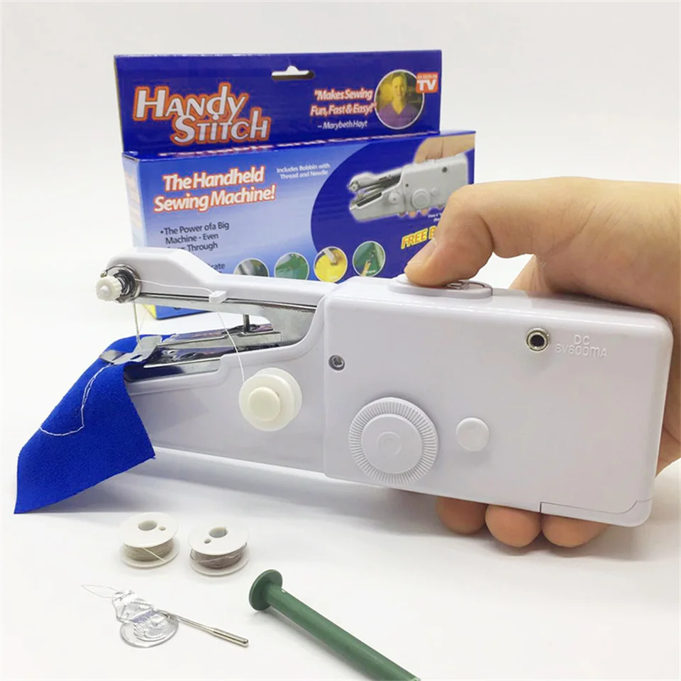 Mini Cut Handy Magic Stitch The Handheld Portable Cordless Sewing Machine for Cloth Household
