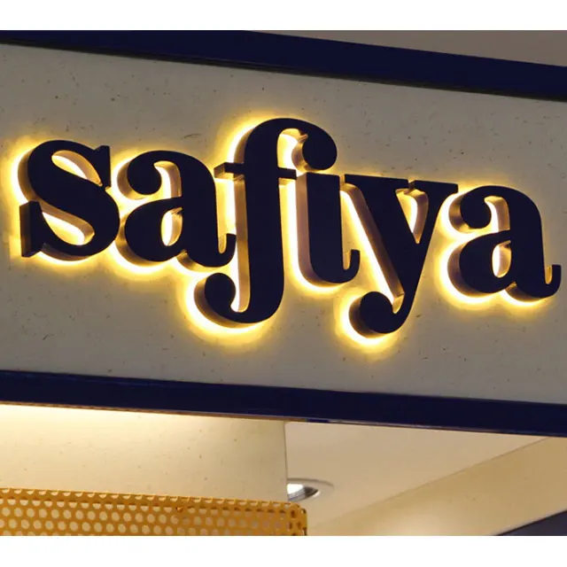 Acrylic Letter custom light up number electronic backlit logo sign outdoor 3d Sign Letters With Led Backlit