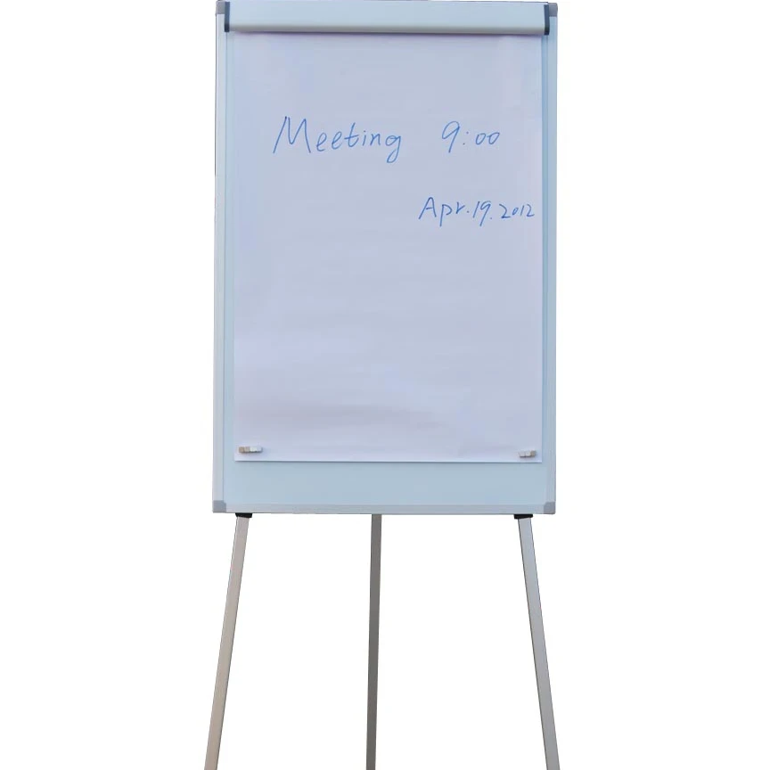 Shandong Factory Tripod Laminate Flipchart Whiteboards