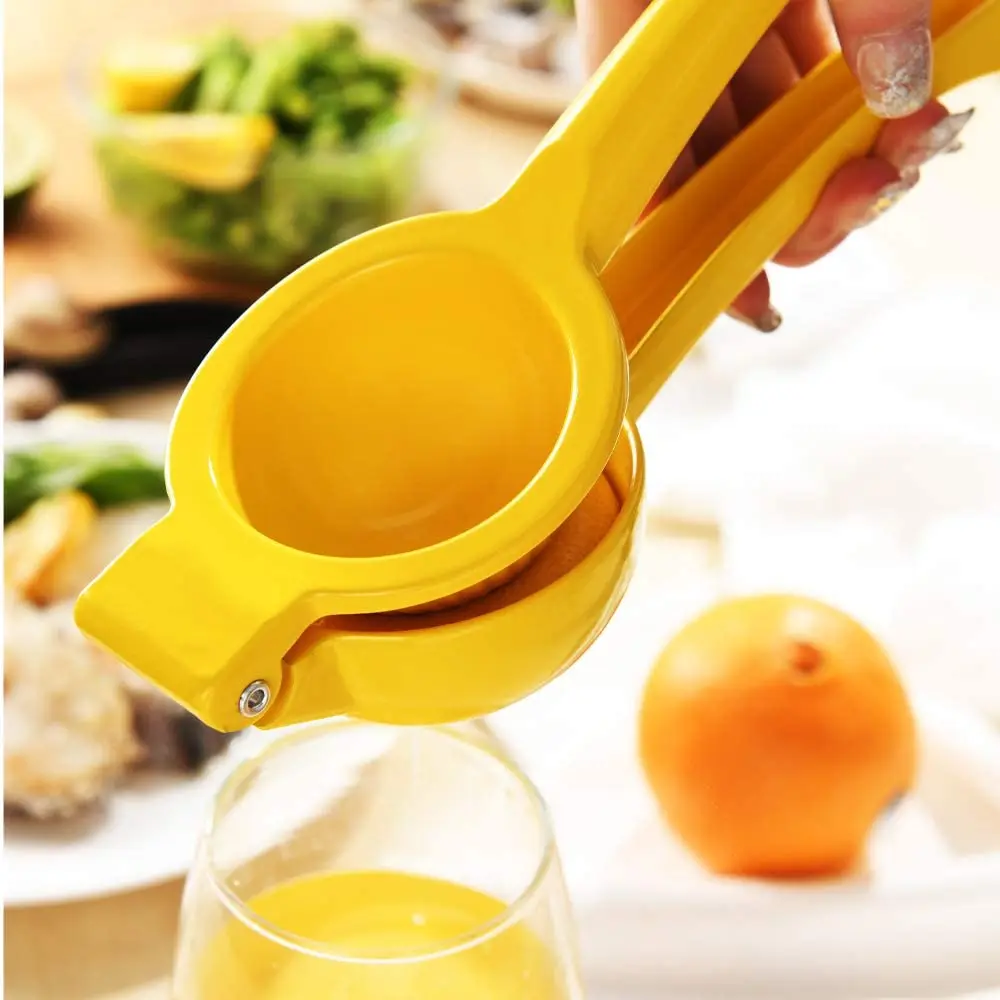 Professional Fruit Manual Juicer Lime Press Metal Citrus Lemon Squeezer