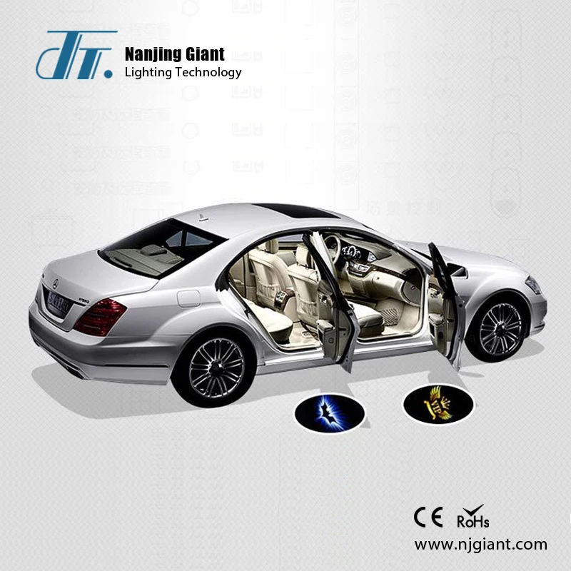car door light sign projector integrated super bright non fading shadow welcome light