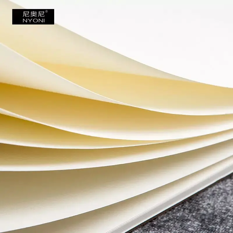 A4 8K 4K 16K Drawing Pad Hardcover Printed Notebook Recycle Blank Kraft Spiral Custom Sketchbook For Artists