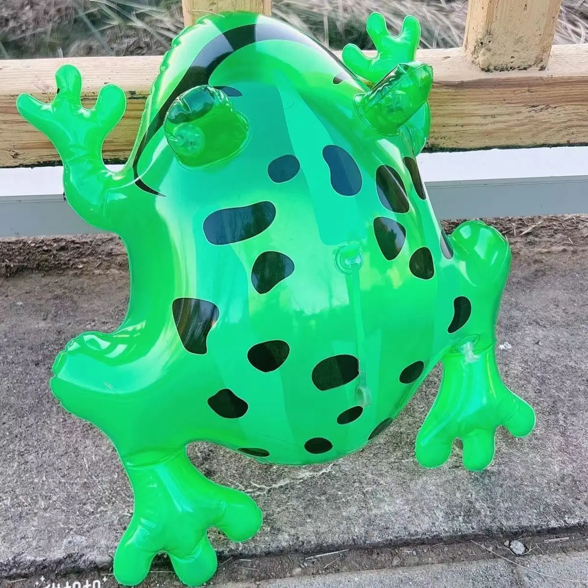 Кукла-лягушка UTOYS одежда надувная жаба зеленая большая лягушка детская маленькая