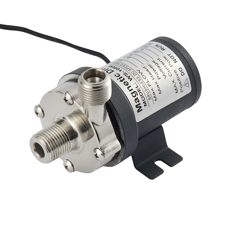 WS-10RM 11/12 L/min Brushless Motor 12V 24V Circulation sealless Pump centrifugal beer brewing food grade water magnetic pump