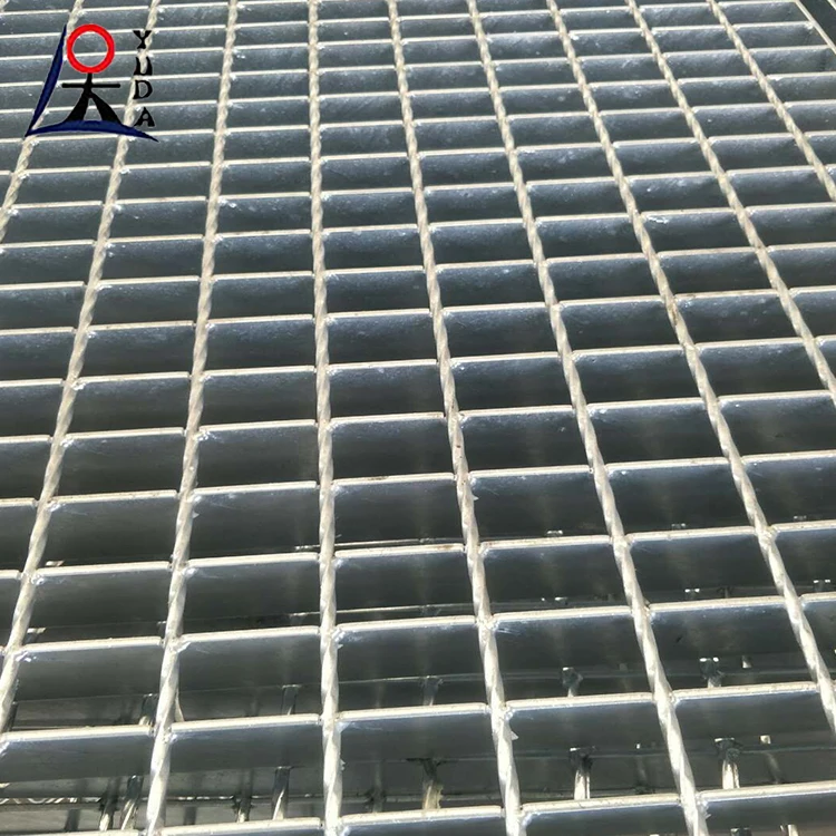 Mild drainage platform flooring welded grates metal galvanized steel floor grating trench covers