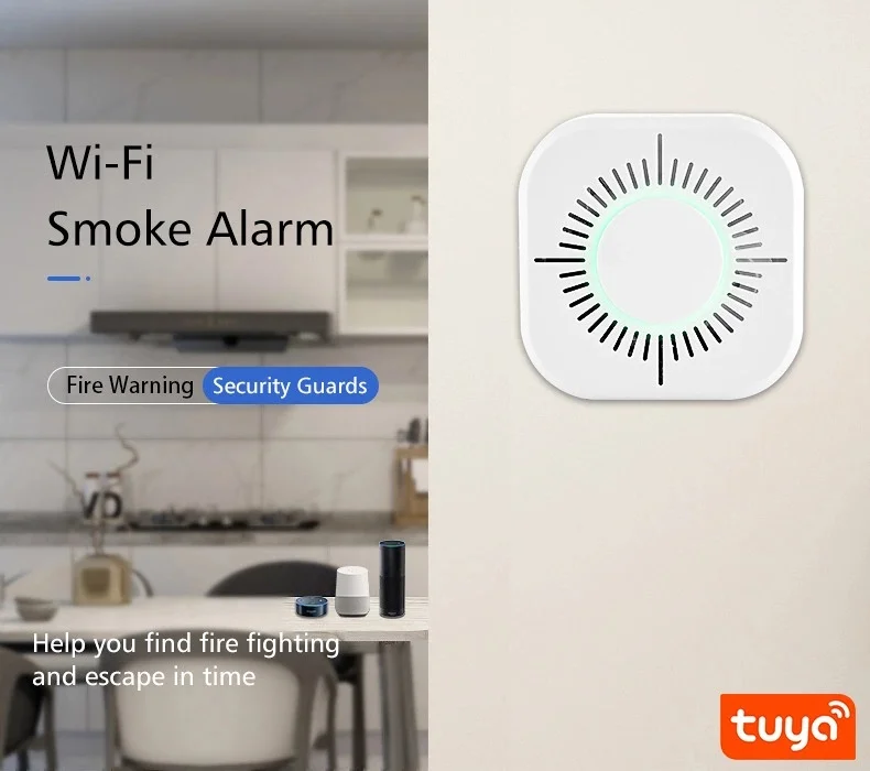 Пожарная сигнализация Tuya с Wi-Fi по лучшей