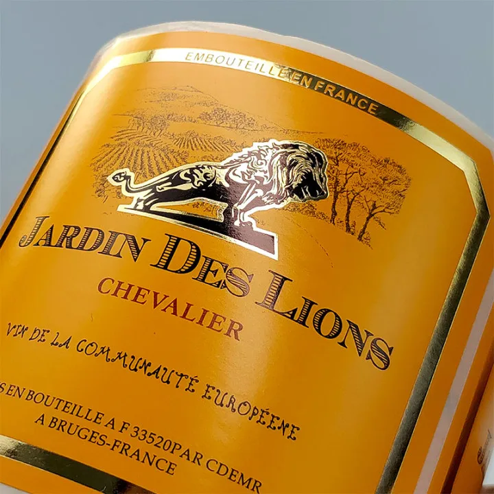 OEM Printing Adhesive Juice Bottle Beverage Custom Beverage Beer Bottle Vinyl Clear Transparent Labels