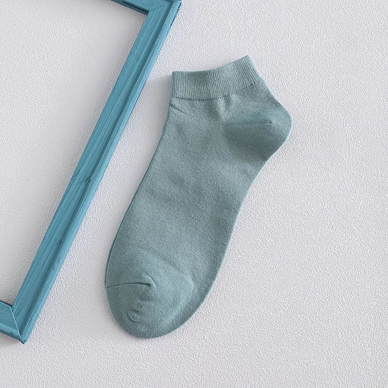 Accepted OEM services custom ankle men dress socks cotton black business ankle socks