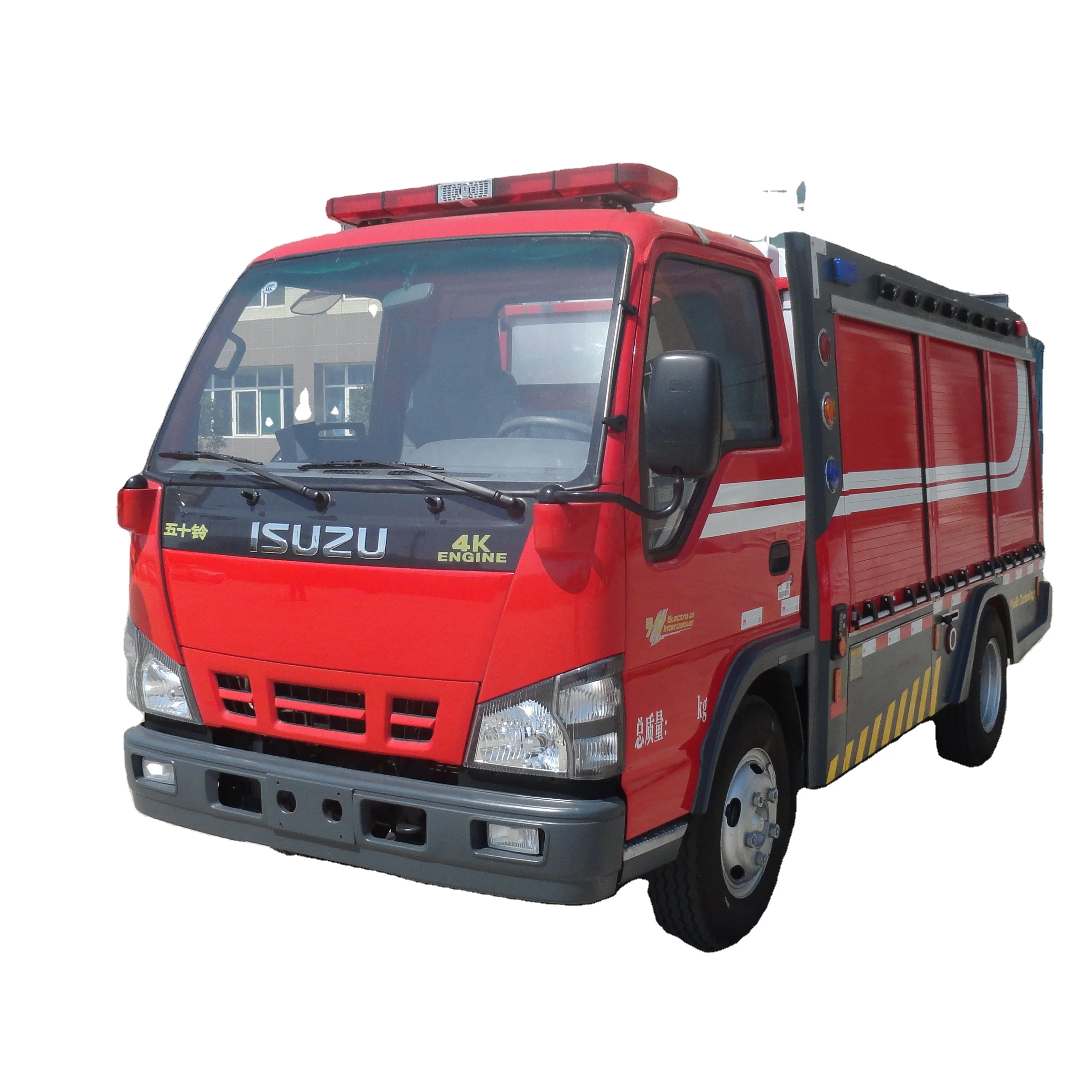 Customizable Isuzu chassis BX5060GXFPW01/W5 spray fire truck for sale