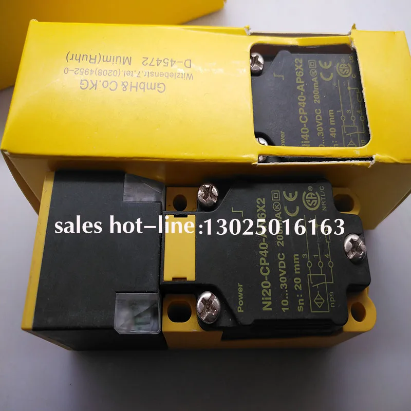Available in stock    all-new Square sensor  NI35 NI20 NI40U NI50U-CP40-AP6X2 AN6X2 VP4X2 VN4X2  inductive sensor