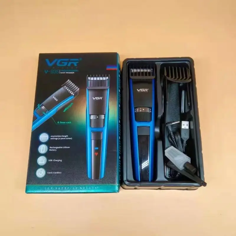Вгр V-935 Новая аккумуляторная машинка для стрижки бороды бритвенный станок волос триммер носа тример мужчин
