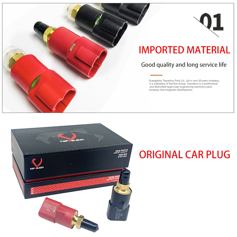Construction Machinery Parts Wholesale Excavator Part Pressure Speed Sensor Switch Sensor