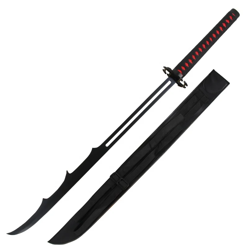 Hot Sell BLEACH Kurosaki ichigo ban kai anime sword for cosplay toy swords