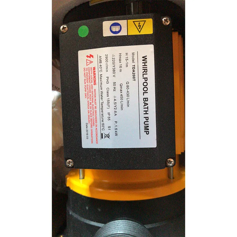 Fish Farm Swimming Pool Water Pump Aquaculture Pump