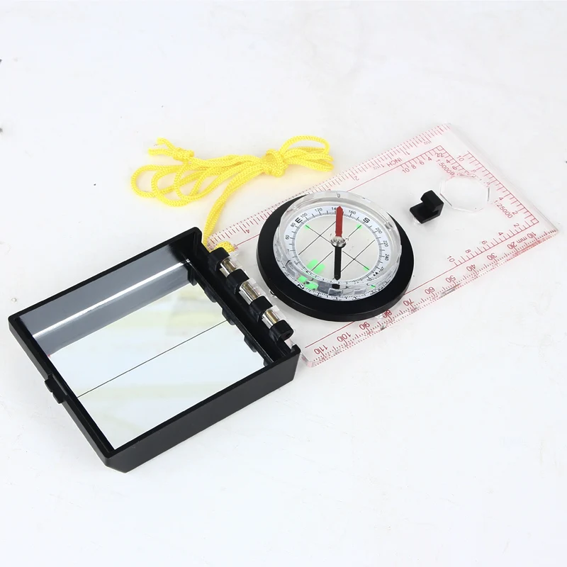 Professional Factory Supply Out High Quality Pocket Magnetic Gift Map Compass Ruler Compass Boat Compass for Hunting