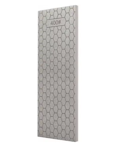 SATC 8in Double-Sided Steel Honing Stone 400/1000 Grit Diamond Bench Sharpening Stone Stainless Iron Backing Customizable OEM