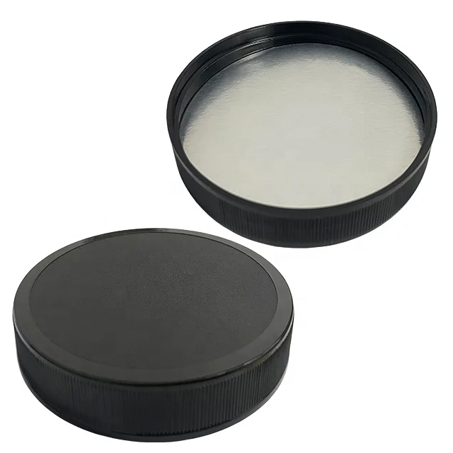 New product 110/400 plastic jar lids matte surface large diameter 110mm wide mouth screw cap for 1000ml 32oz PET jars