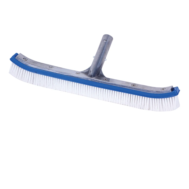 factory price water cleaning pool dispenser swimming pool cleaner accessories 18 inch swimming pool brush with aluminium back