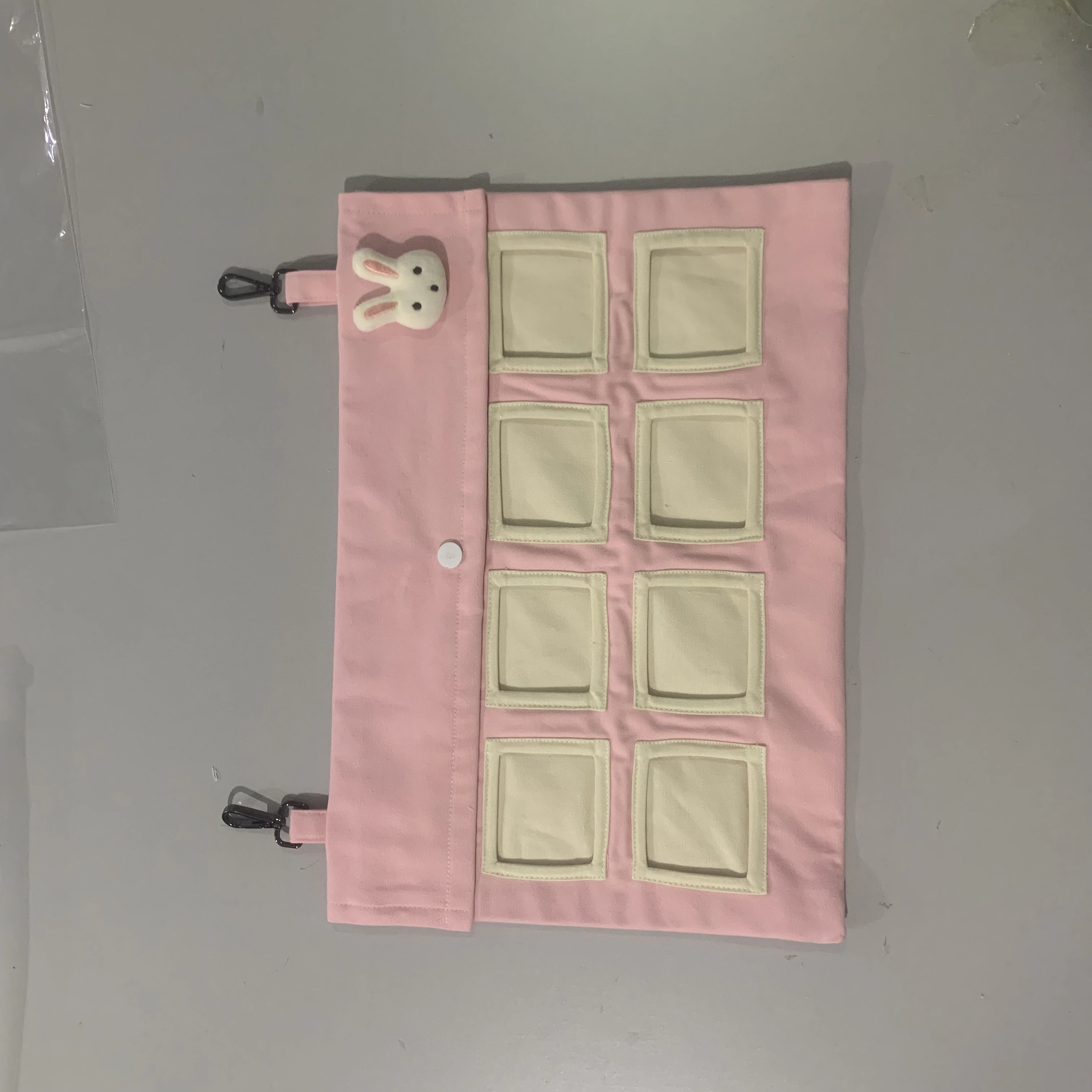 Large cloth bag new design super cute safe anti gnawing small animal hanging hay pet pig feeder storage rabbit feeder Hay Bag