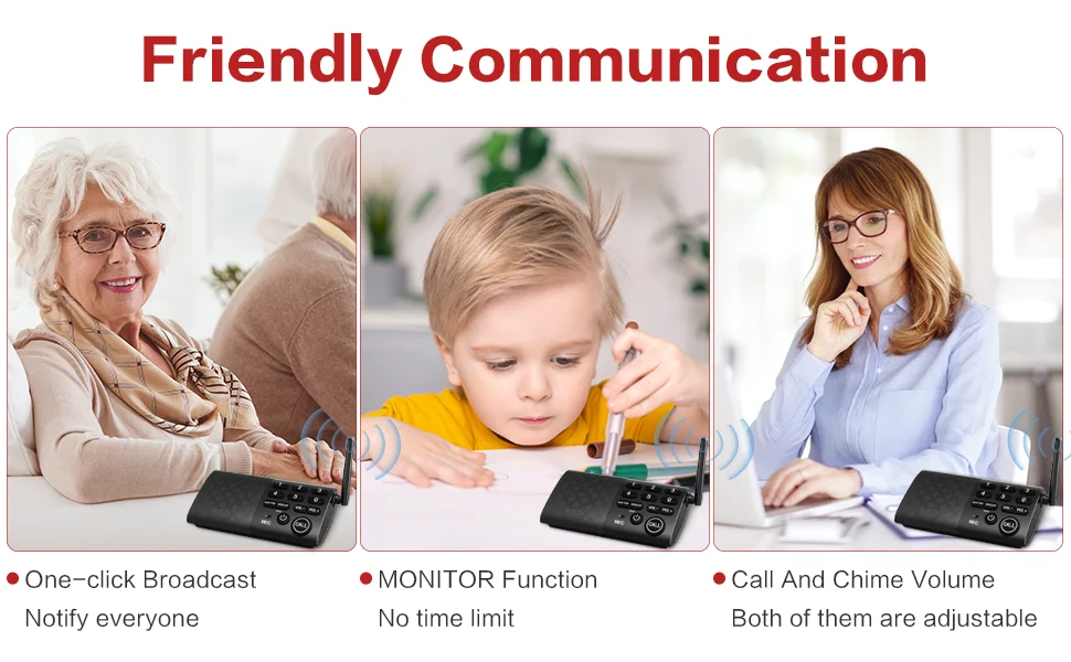 Высокое качество полный дуплекс 2 Way Интерком система беспроводной видеодомофон для дома офиса