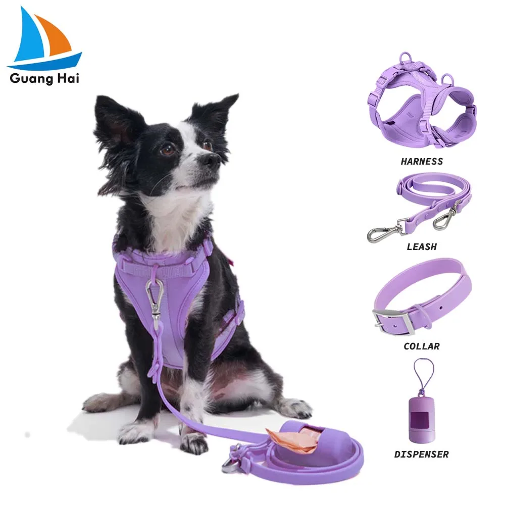 New Anti-Bite Waterproofed High-Quality Leash Dog Single Leash Vest Pet Chest Strap Set Pvc Dog Leash Custom Logo