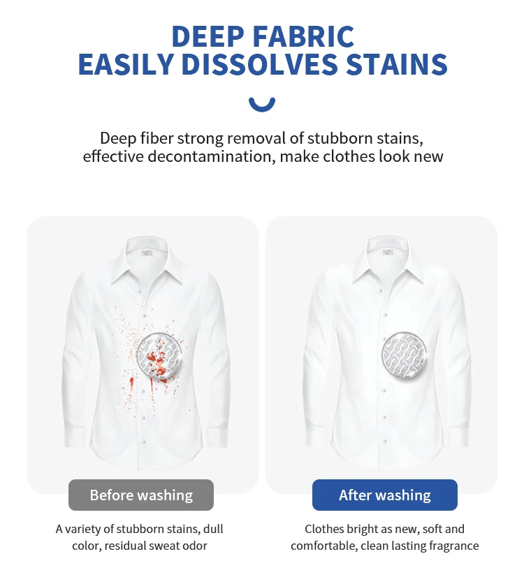 10g High Quality Hot Sale Laundry Condensate Pods Ecofriendly Laundry Liquid Pods Capsule