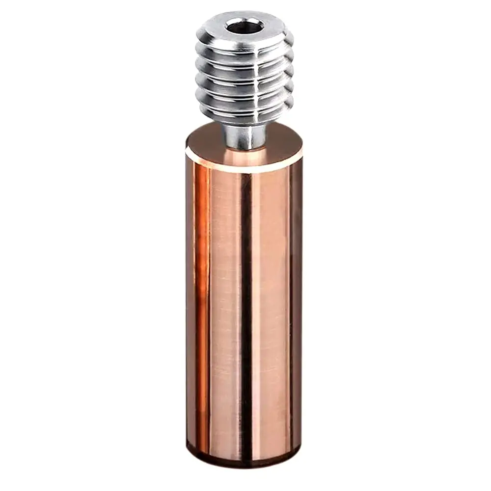 All Metal Bimetal Heatbreak Copper Titanium TC4 Throat High Temperature for 3D Printer CR10 S4 S5