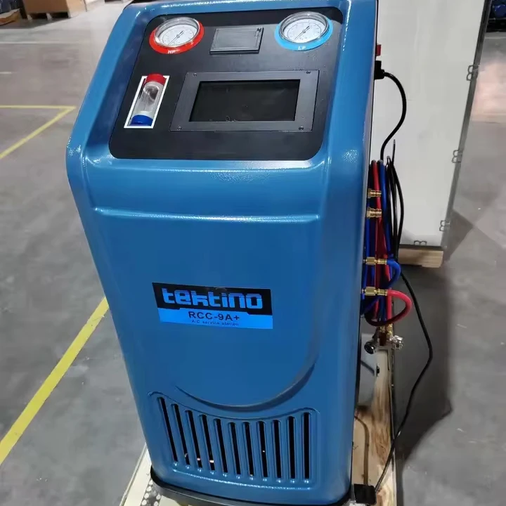 110V/220V Air conditioning machine for cars RCC-9A+ A/C service machine R134a R1234yf refrigerant automatic AC service station