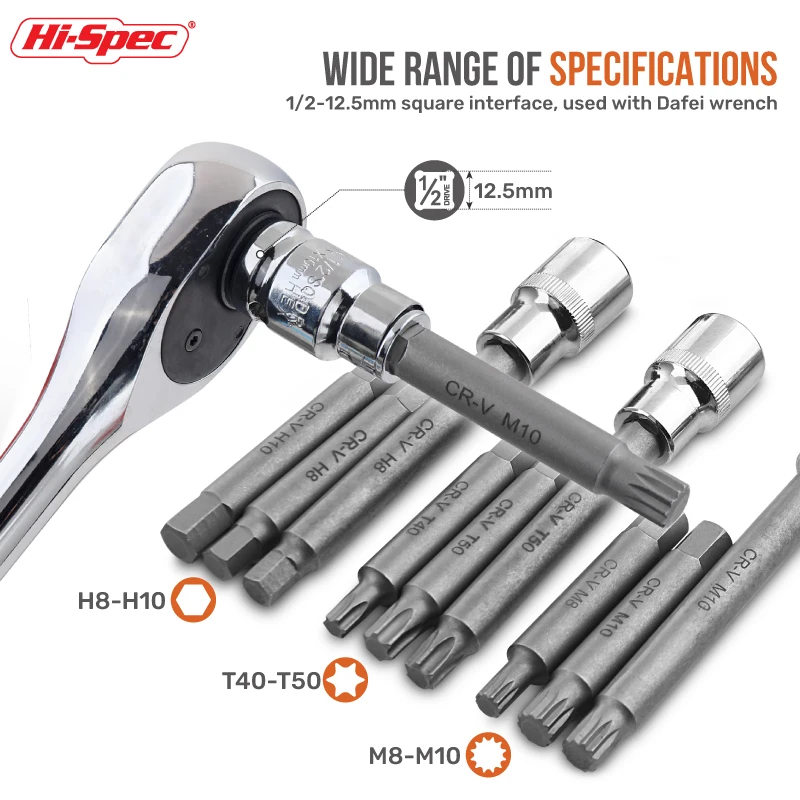 24pc Alternator Generator Pulley Removal Tool Kit Set. Long Hex, Torx, XZN Spline Driver Bits, Adaptors & Nut Sockets. OEM Ready