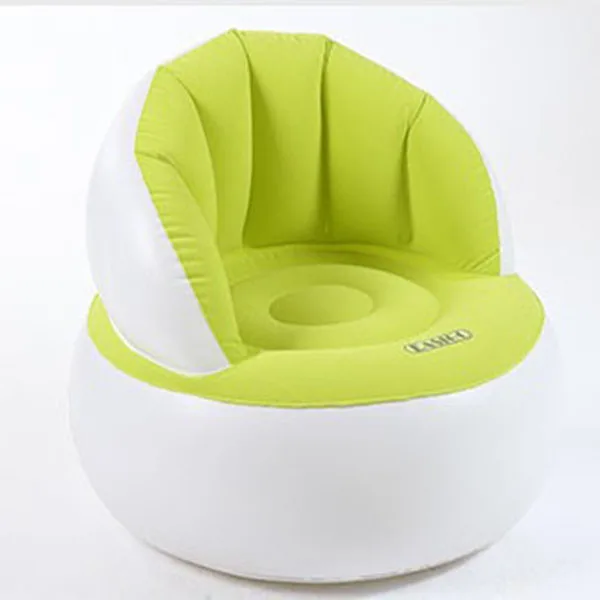 
beach football single car air sofa single lounge chair home furniture camping inflatable beach sofa sofabed with backrest pvc 