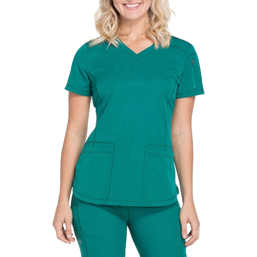 custom medical women nurse uniform scrub