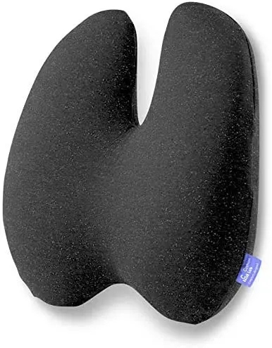 Lumbar Pillow - Patented Ergonomic Multi-Region Firm Back Support for Lower Back Pain Relief - Lumbar Support Cushion