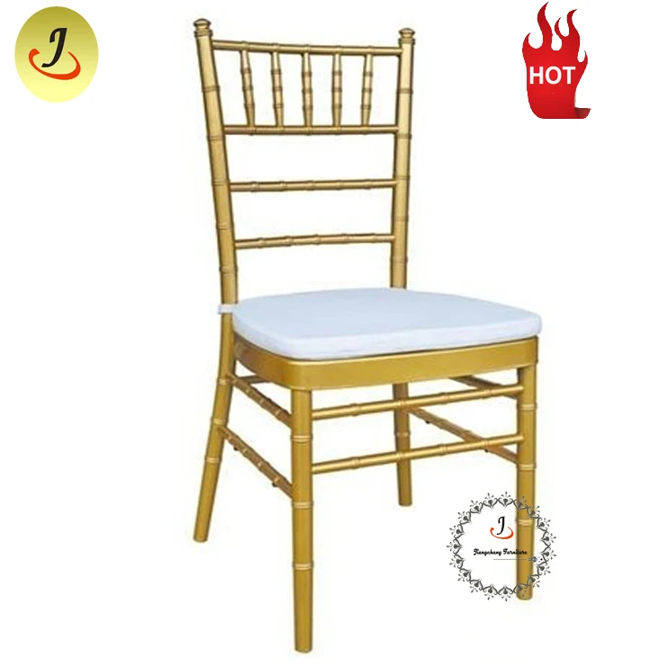 Stackable Aluminum Wedding Tiffany Chair For Rental JC-A02