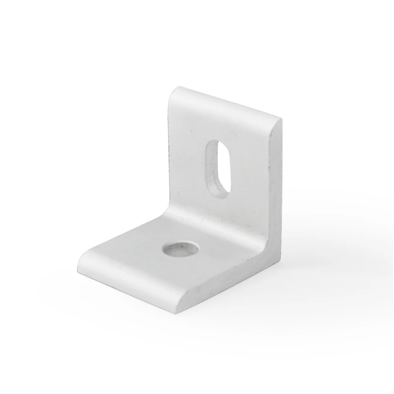 Прочные Заводские 3030 и с прорезями внутри угловые кронштейны плоские для экструзионного алюминиевого профиля конвейеры #6004