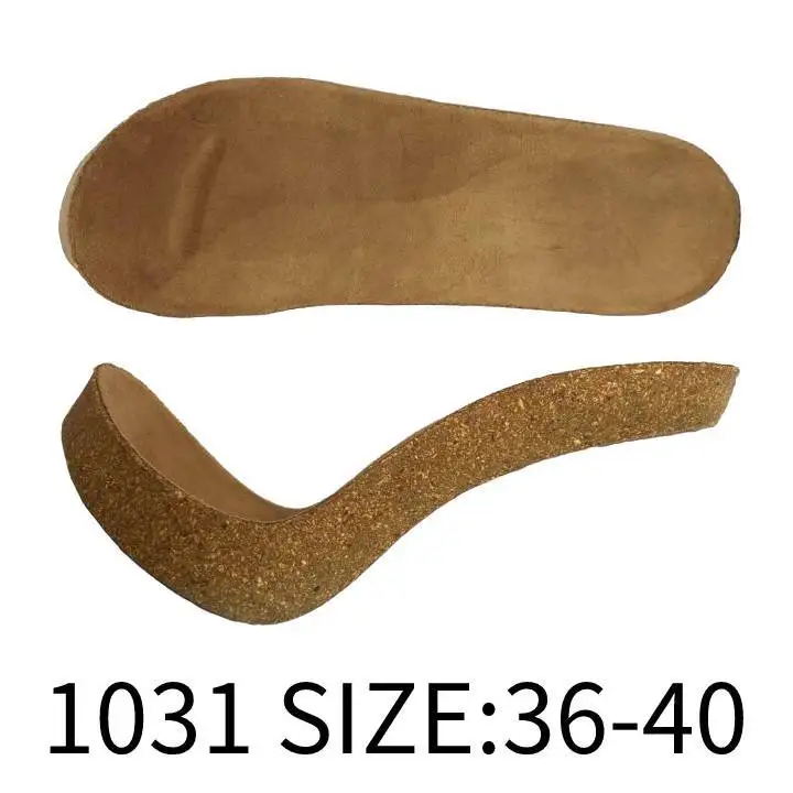 Wholesale Cork Soles 100% Eco-friendly Durable Comfortable Shoe Sole for Slippers Making