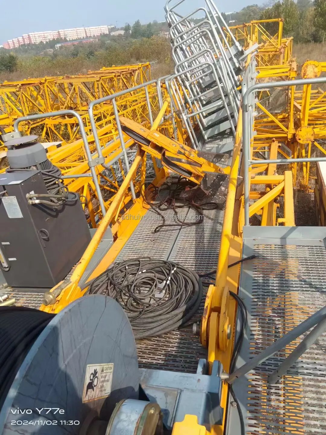 China  Famous Brand Zoomlion Topless Tower Crane Used 6 ton Construction Tower crane for Low Price