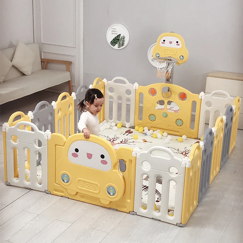 Портативная квадратная детская игровая площадка corrales para bebe playpen детские манежи