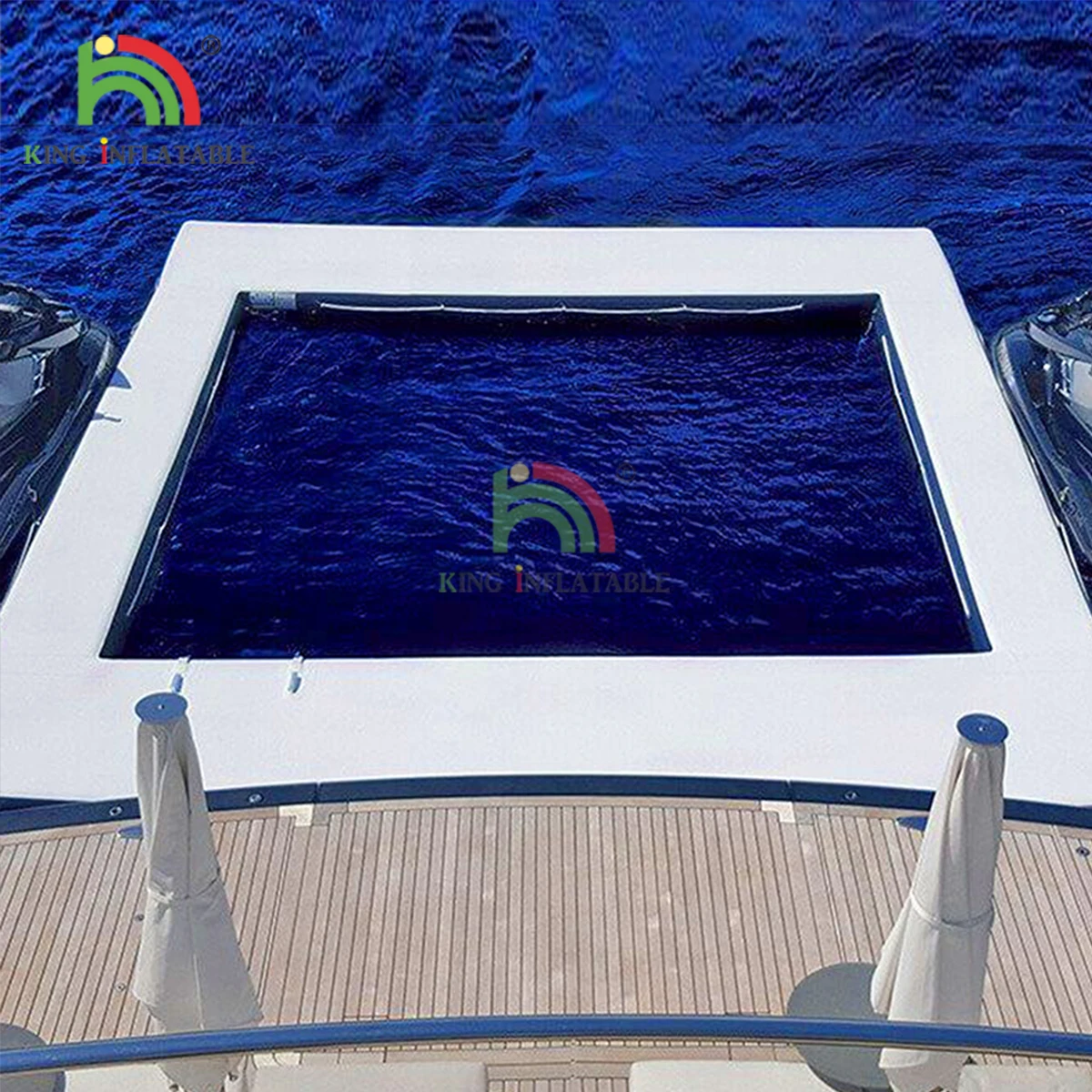 Inflatable Ocean Swimming Pool For Adults Children Casual Portable Vacation Floating Yacht Pools