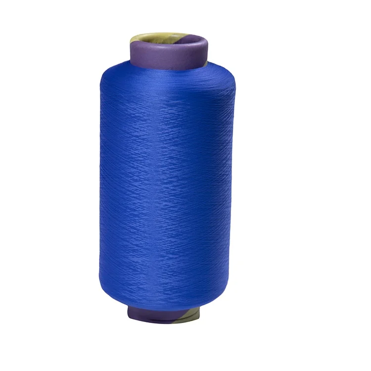 Polyester Yarn Fdy And Dty Stock On Sale Raw White