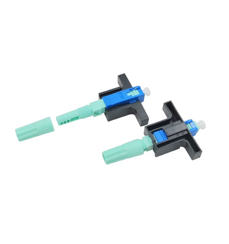 FTTH Field mounted Fiber Optical Fast Connector Click SC APC wholesale price
