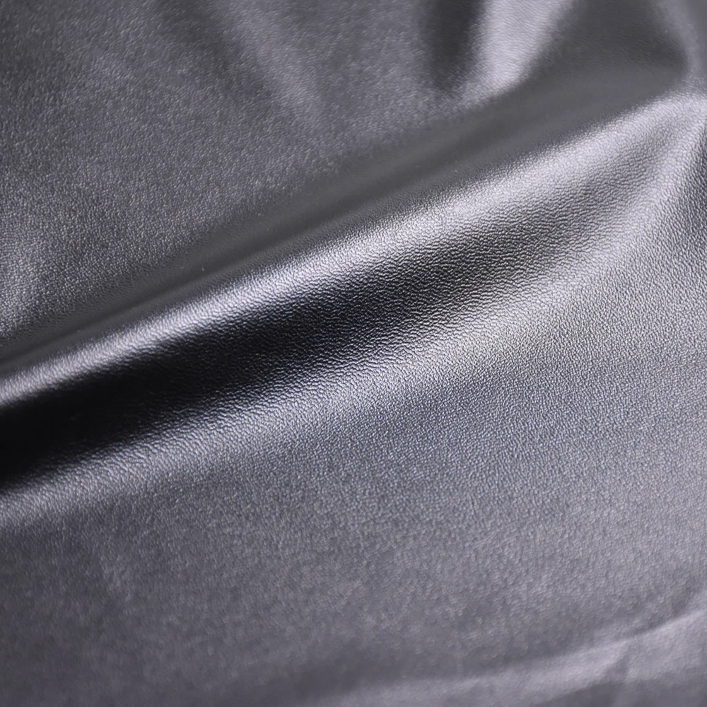 wholesale faux leather fabric factory soft skin-feeling material suitable for garment leather fabric Pongee down jacket fabric