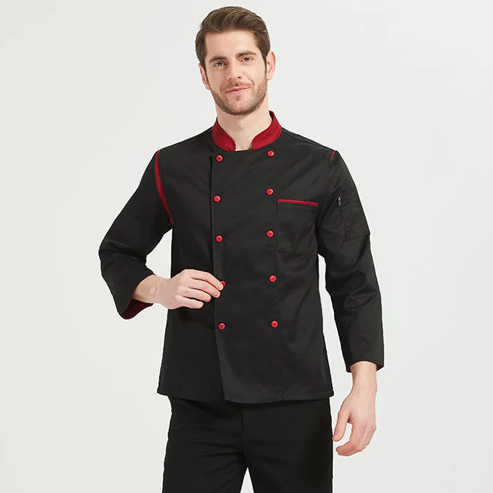 Wholesale Breathable Professional Restaurant Chef Jacket Uniform Accept Custom