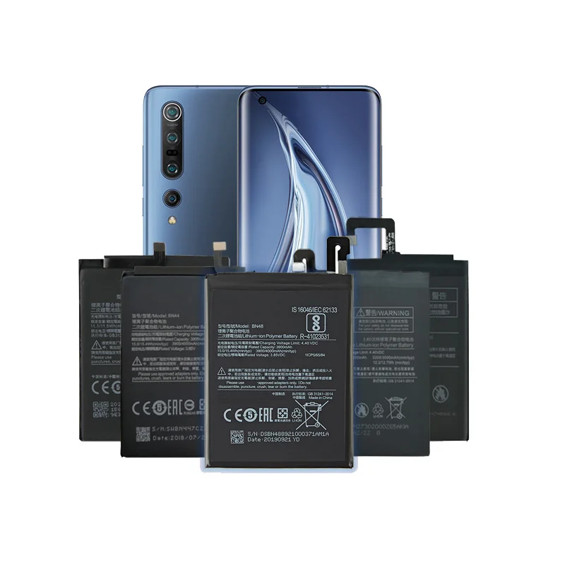 Factory selling Grade AAA Batteries Cell Phone Batteries for Xiaomi 6 7 8 Redmi note6 note7 note8 Replacement Battery