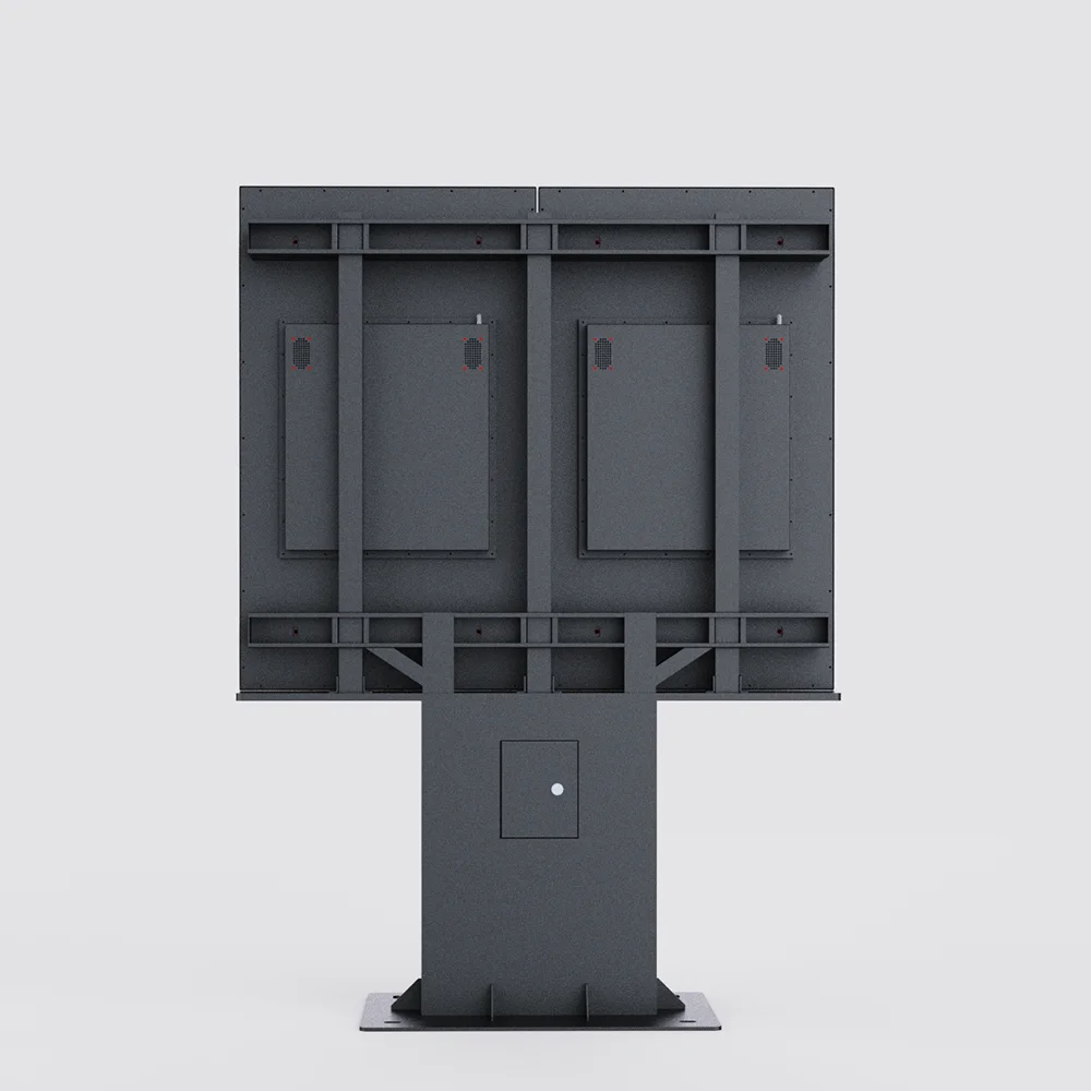 55 65 75 Inch IP66 Dual Screen Waterproof Outdoor Drive-thru Ordering Machine Restaurant Menu Drive-Thru Kiosk