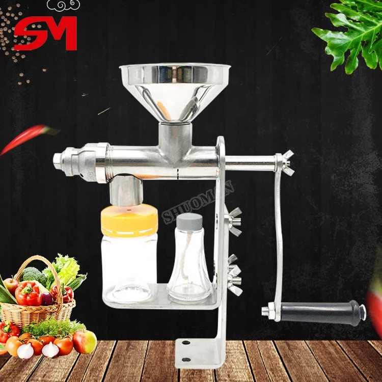 High Quality Dual-Control Hand Operated Small Olive Oil Extraction Press
